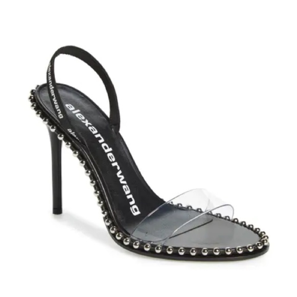 Alexander Wang Black and Clear Heels